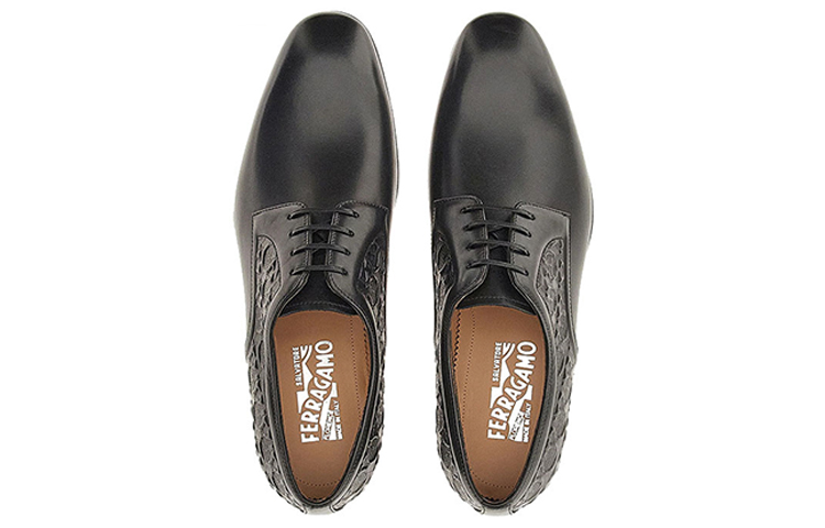 FERRAGAMO Derby 'Black Gancini' 圖 3