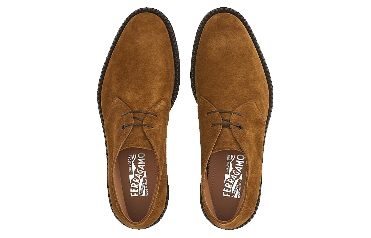Lookbook フェラガモ デザートブーツ (コーヒー) 20238-745409