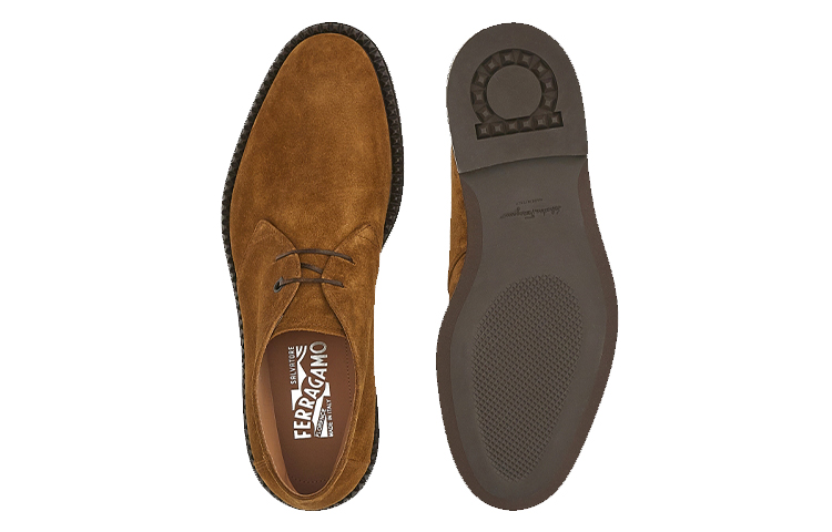 Purchase フェラガモ デザートブーツ (コーヒー) 20238-745409