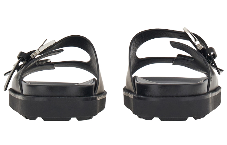 Shop FERRAGAMO Selipar Gesper Double Gancini 'Hitam' 021745-765031