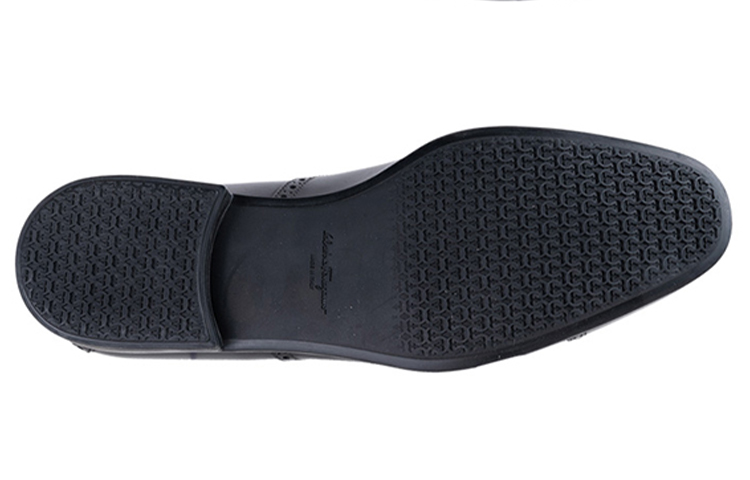 FERRAGAMO Dress Sneakers 'Black' 圖 5