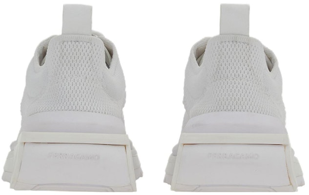 FERRAGAMO菲拉格慕 織物 糙面皮革 休閒運動鞋 男款 白色 Shop FERRAGAMO菲拉格慕 織物 糙面皮革 休閒運動鞋 男款 白色