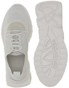 フェラガモ 白 スニーカー (布/スエード) 021285-760648 Purchase フェラガモ 白 スニーカー (布/スエード) 021285-760648