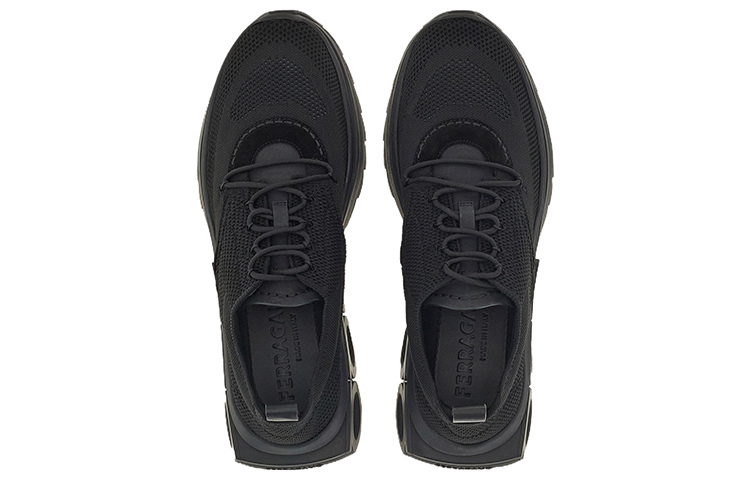 Lookbook Zapatillas FERRAGAMO de Tela y Cuero Mate 'Negro' 021285-760649