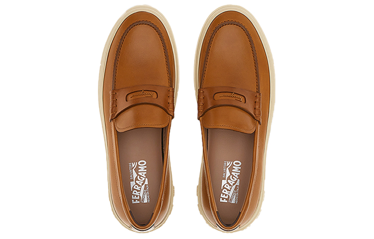 FERRAGAMO Fashion Casual Flats 'Brown' 圖 3