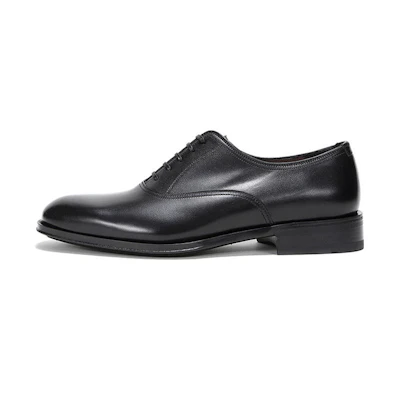 FERRAGAMO Fashion Casual Leather Sneakers 'Black'