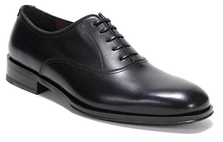 FERRAGAMO Fashion Casual Leather Sneakers 'Black' 圖 2