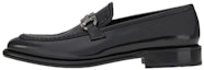 Buy FERRAGAMO Ferragano Gancini Moccasin 'Black Calfskin' 020576-750861