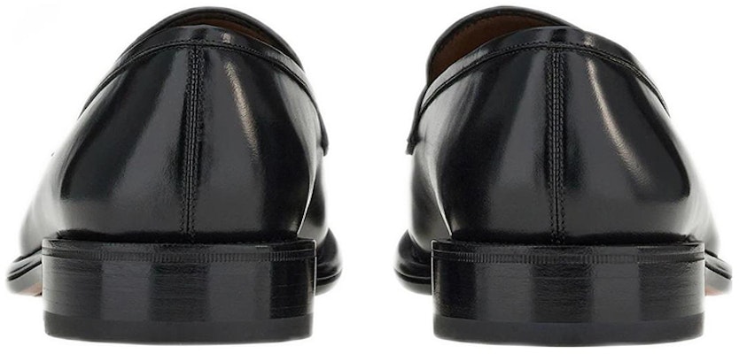 FERRAGAMO Ferragano Gancini Moccasin 'Black Calfskin' 020576-750861 Shop FERRAGAMO Ferragano Gancini Moccasin 'Black Calfskin' 020576-750861