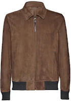 FERRAGAMO FW21 Brown Zip-Up Collared Long-Sleeve Jacket 14C043009 FERRAGAMO FW21 Brown Zip-Up Collared Long-Sleeve Jacket 14C043009