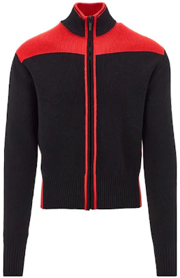 Chaqueta Slim-Fit Colorblock Negra de Manga Larga FERRAGAMO FW23 765620 Buy Chaqueta Slim-Fit Colorblock Negra de Manga Larga FERRAGAMO FW23 765620
