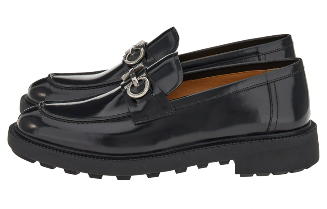 Order 菲拉格慕 GALLES 男士黑色时尚休闲鞋 021141-758380