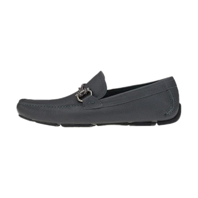 FERRAGAMO Gancini 'Black Calfskin'