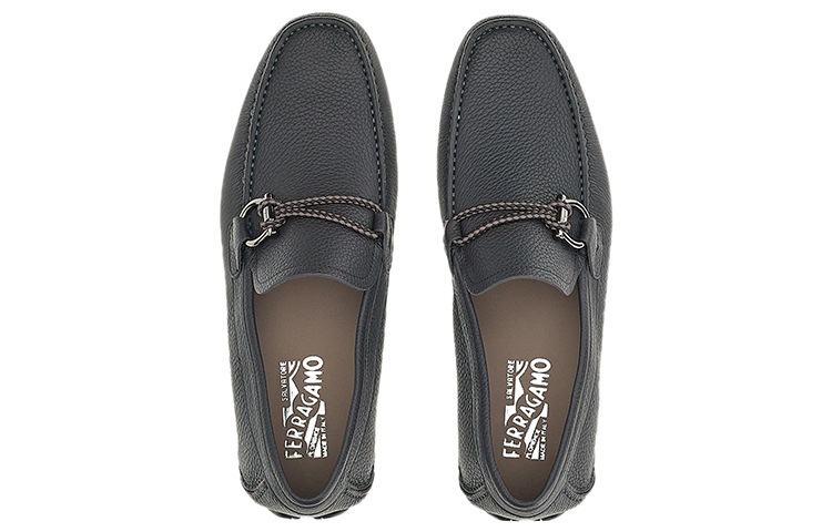 Lookbook FERRAGAMO Gancini 'Kulit Anak Lembu Hitam' 02A220-749608