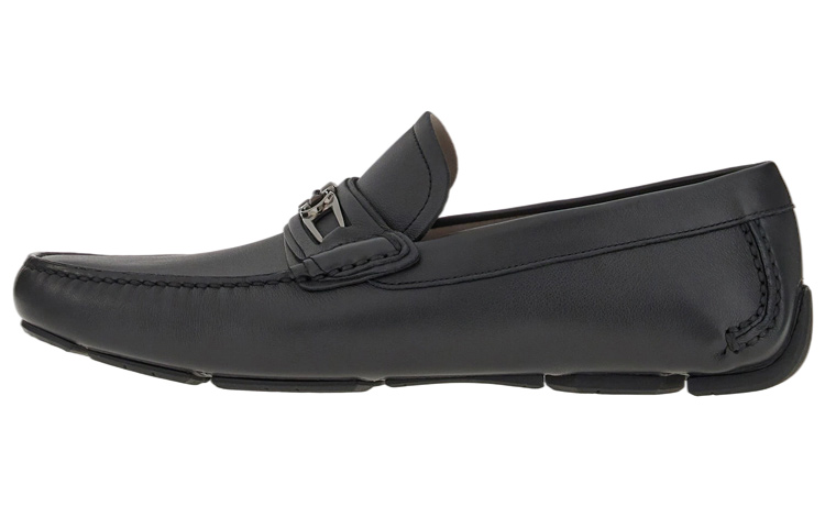 Buy FERRAGAMO Gancini 'Slip-On Kulit Anak Lembu Hitam' 020803-753791