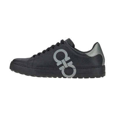 FERRAGAMO Gancini 'Black Grey'