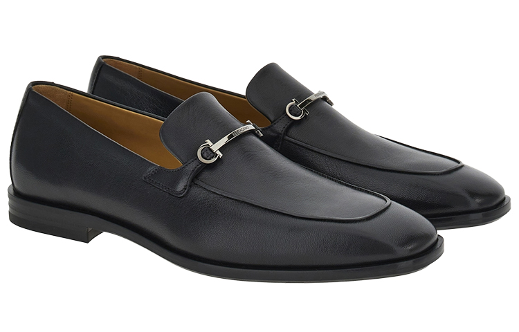 FERRAGAMO Gancini 'Black Loafers' 圖 2