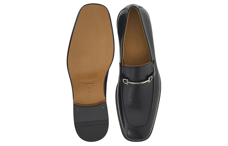 FERRAGAMO Gancini 'Black Loafers' 圖 5