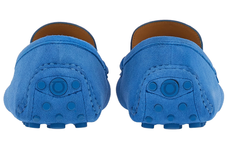 Shop FERRAGAMO Gancini 'Sepatu Moccasin Gesper Biru' 020983-762345