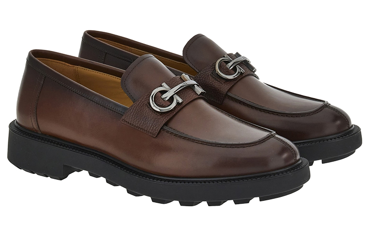 FERRAGAMO Gancini 'Brown Loafer' 圖 2