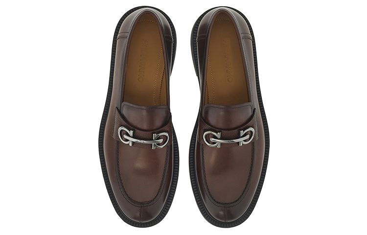 FERRAGAMO Gancini 'Brown Loafer' 圖 3