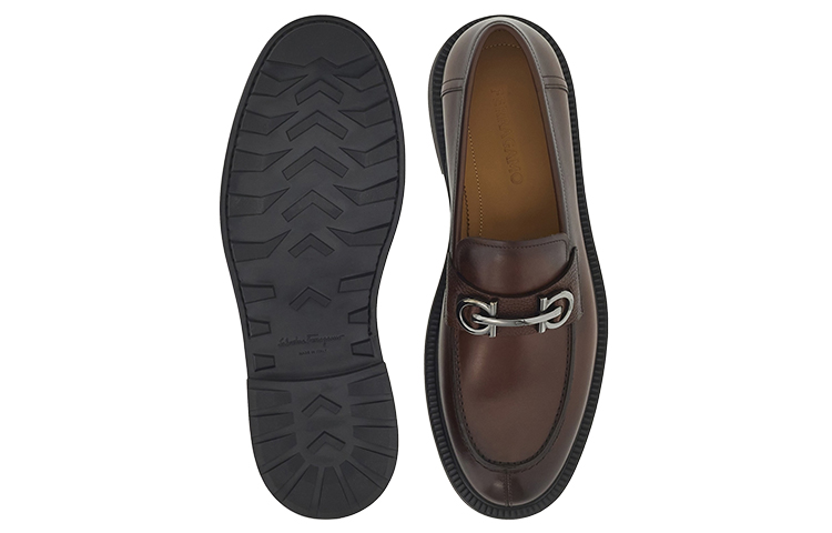 FERRAGAMO Gancini 'Brown Loafer' 圖 5