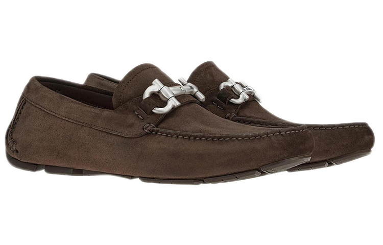 FERRAGAMO Gancini 'Brown Suede' 圖 2