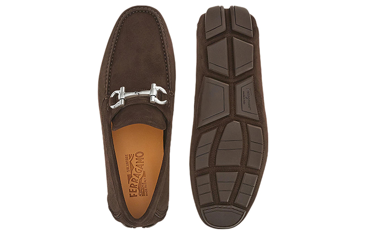 FERRAGAMO Gancini 'Brown Suede' 圖 5