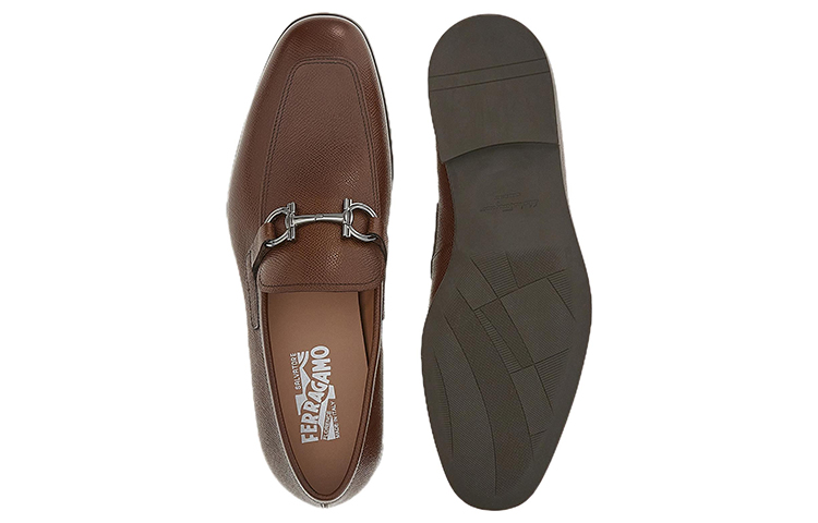Purchase 페라가모 간치니 브라운 로퍼 (Ferragamo Ganci Brown Loafers) 02C041-753144