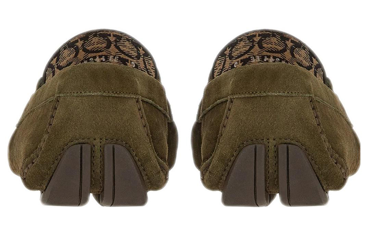 FERRAGAMO Gancini 'Green Suede' 圖 4