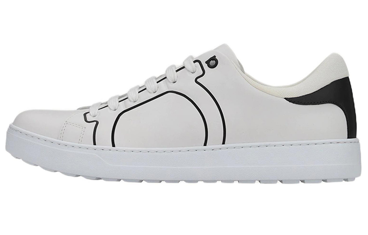 FERRAGAMO Gancini 'Retro Tennis Black and White' 020832-754101