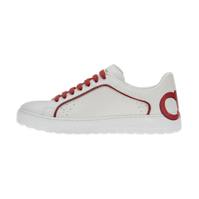 FERRAGAMO Gancini 'White Red'
