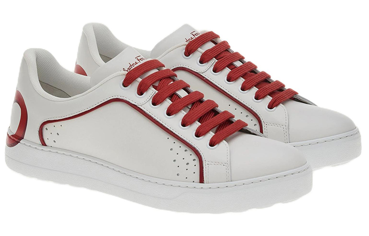 FERRAGAMO Gancini 'White Red' 圖 2