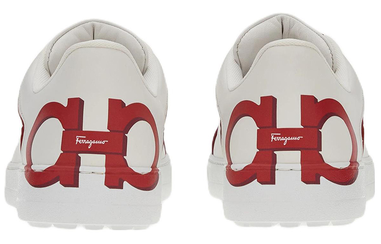 FERRAGAMO Gancini 'White Red' 圖 4
