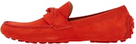 Buy FERRAGAMO Gancini Driver 'Red Velvet Stitching' 021610-762668