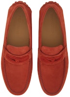 FERRAGAMO Gancini Driver 'Jahitan Baldu Merah' 021610-762668 Lookbook FERRAGAMO Gancini Driver 'Jahitan Baldu Merah' 021610-762668