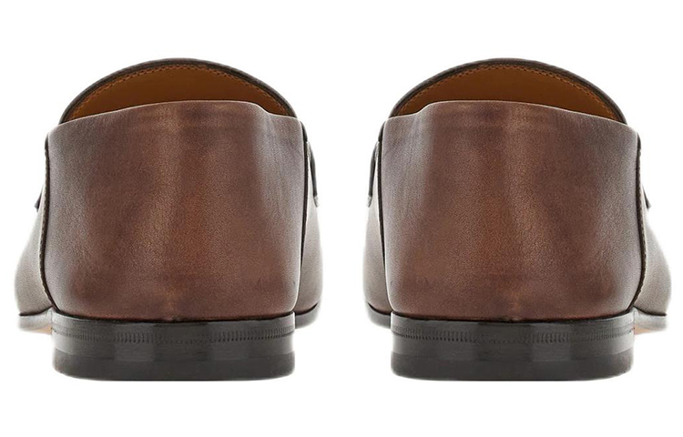 FERRAGAMO Gancini Leather Loafer 'Brown' 圖 4