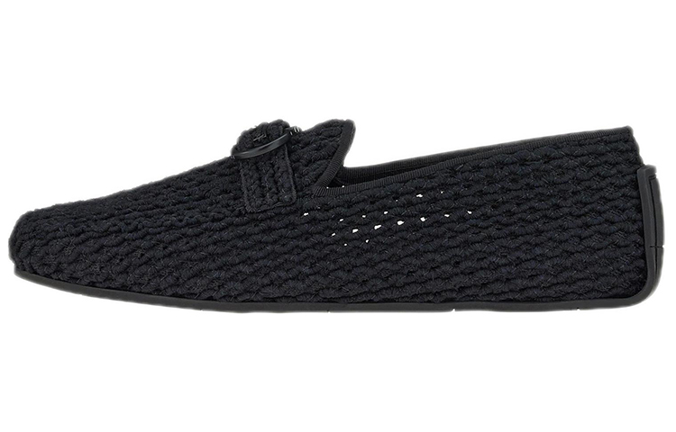 Buy Ferragamo 菲拉格姆 Gancini 鉤針樂福鞋 黑色