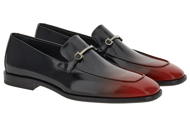 FERRAGAMO Gancini Loafer 'Black Fashion Buckle' 圖 2