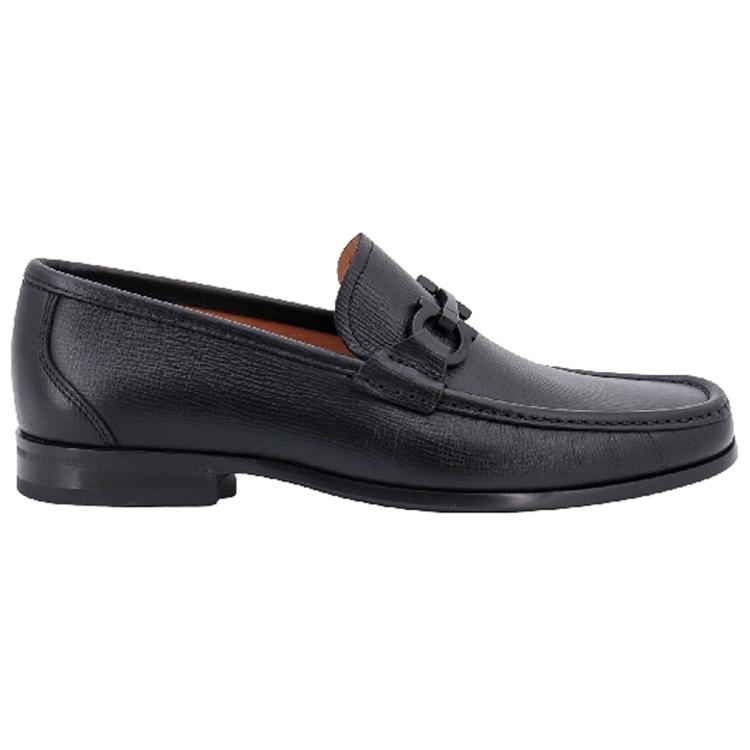 Order FERRAGAMO Gancini Loafer 'Kulit Hitam' 029457-762340
