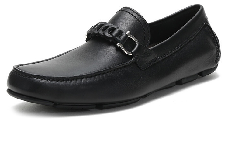 Order Mocasín FERRAGAMO Gancini 'Cuero Negro' 02C216-724923