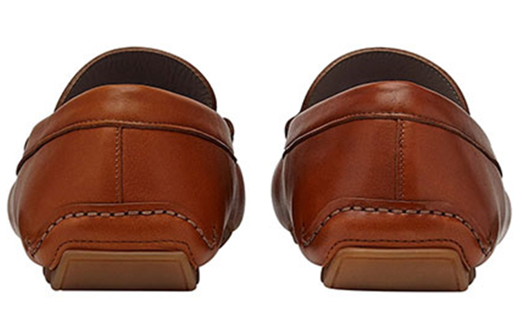 Shop 菲拉格慕 Gancini 驼色乐福鞋 020160-741608