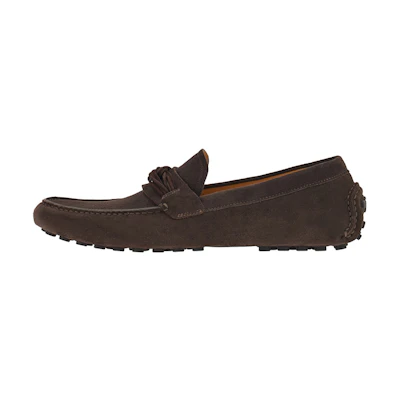FERRAGAMO Gancini Loafer 'Coffee Suede'