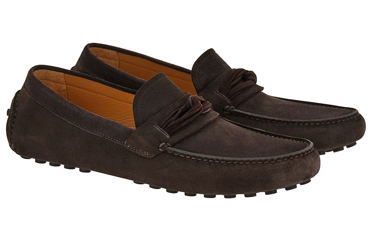 FERRAGAMO Gancini Loafer 'Coffee Suede' 圖 2