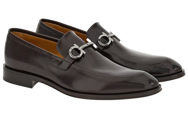 FERRAGAMO Gancini Loafer 'Dark Brown' 圖 2