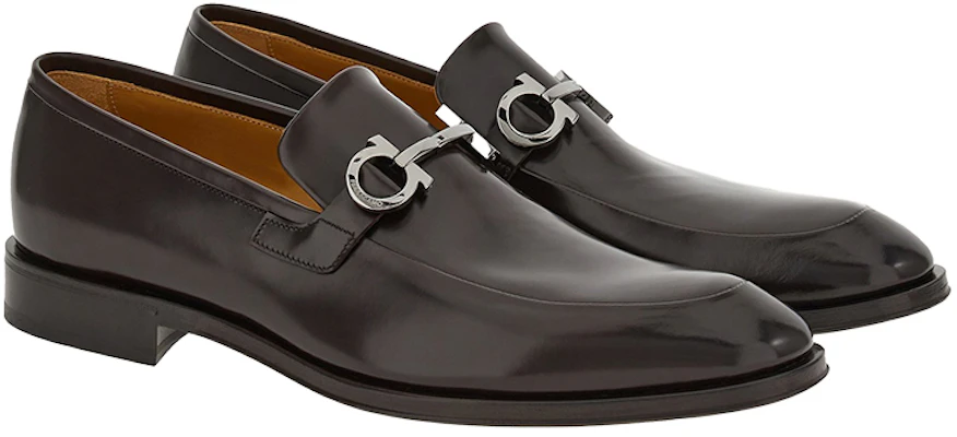 FERRAGAMO菲拉格姆 GANCINI 牛皮革 裝飾套腳 樂福鞋 男款 深栗色 Order FERRAGAMO菲拉格姆 GANCINI 牛皮革 裝飾套腳 樂福鞋 男款 深栗色