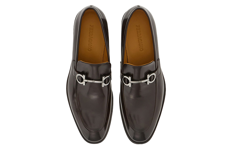 FERRAGAMO Gancini Loafer 'Dark Brown' 圖 3