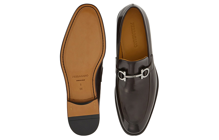 FERRAGAMO Gancini Loafer 'Dark Brown' 圖 4
