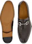 Shop FERRAGAMO菲拉格姆 GANCINI 牛皮革 裝飾套腳 樂福鞋 男款 深栗色