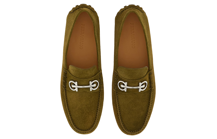 FERRAGAMO Gancini Loafer 'Dark Green' 圖 2